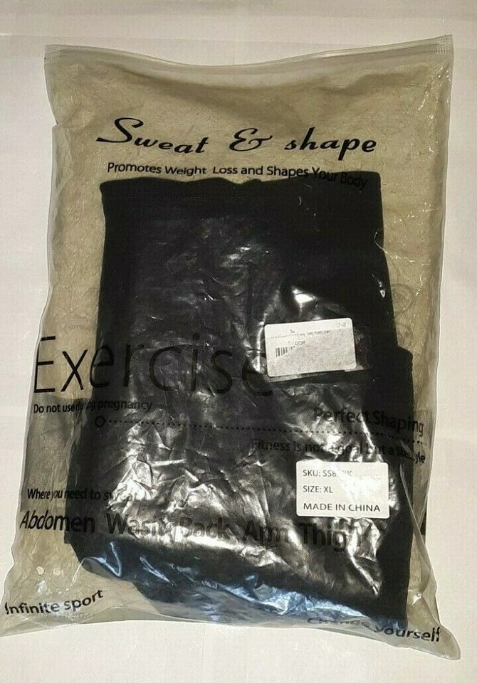 CHAQUETA SAUNA SIN MANGAS CON CREMALLERA CHALECO SUDADERA MUJER SHAPERS FIT XL NEGRO/VERDE uns Foto 4 de 4