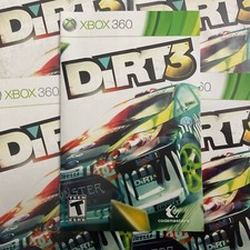 Dirt 3 Microsoft Xbox 360 Instruction Manual Only