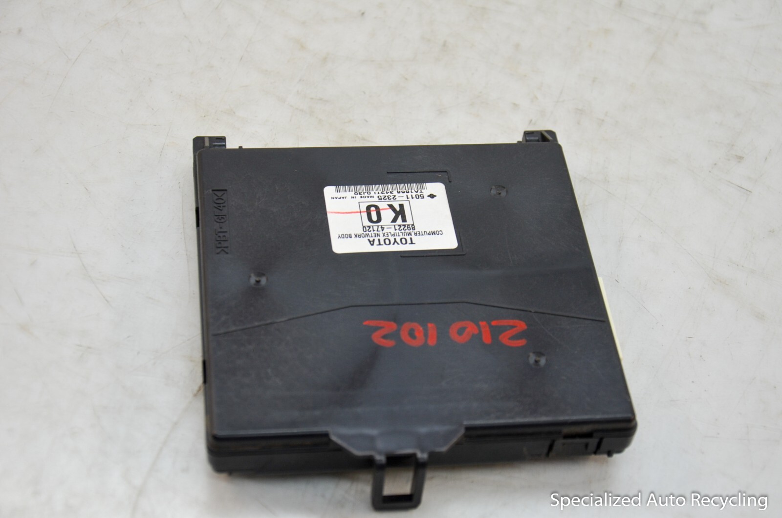 2010 Toyota Prius Multiplex Network Chassis Control Module OEM #89221-47120