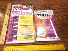 LOT of 2 Vintage LEE PUBLIKATIONEN Invisible Ink game books 1 NOS, +1 Bonus, L@@K