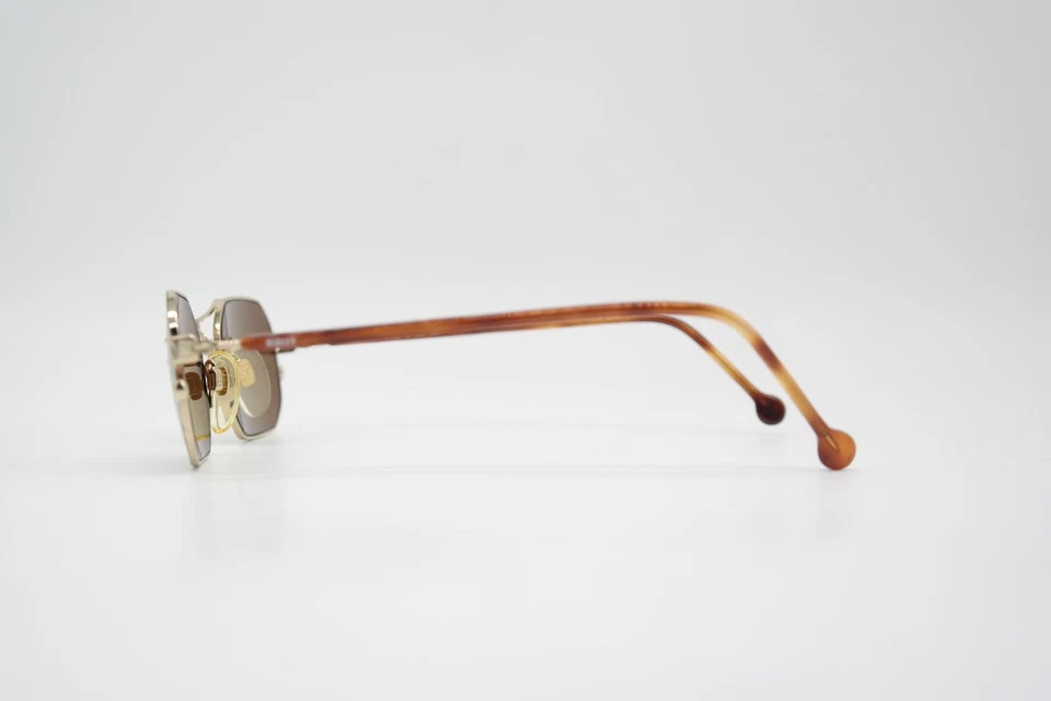 Gafas de sol vintage SISLEY SY 231 doradas multicolores marrón cuadradas Foto 2 de 4