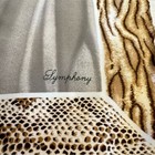 Vintage Symphony Scarf Handkerchief Snake Tiger Animal Print Made In Italy — photo 9