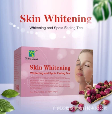 HELLOYOUNG 100% Natural Skin Whitening and Spots Fading Tea Herbal Tea 2.5g*20 bags/box
