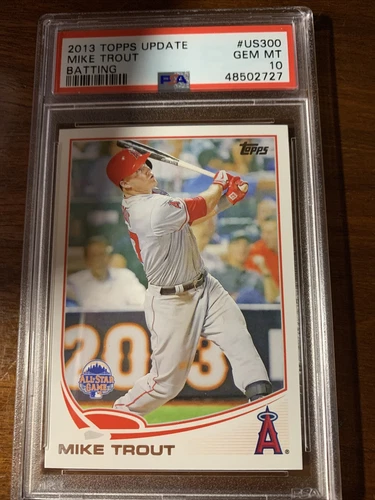 2013 Topps Update  Mike Trout US300 PSA 10 Angels Gem Mint