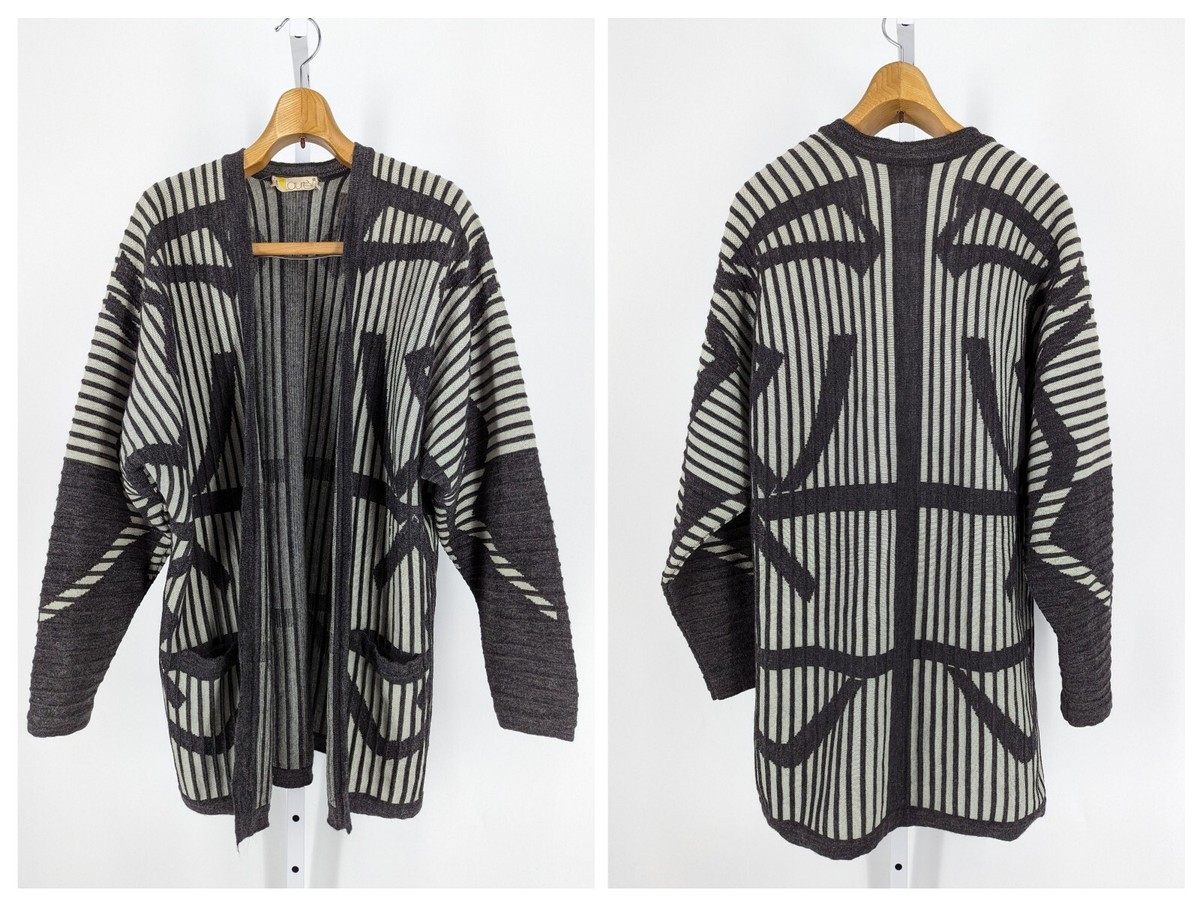 [Archive]90s Gold Lamé Grunge Cardigan Dehen 1920 - Classic Cardigan - Goldmine (Modified