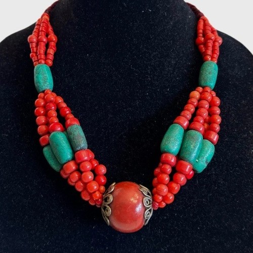 Berber Necklace Moroccan Ethnic Tribal Necklace Boho African Necklace