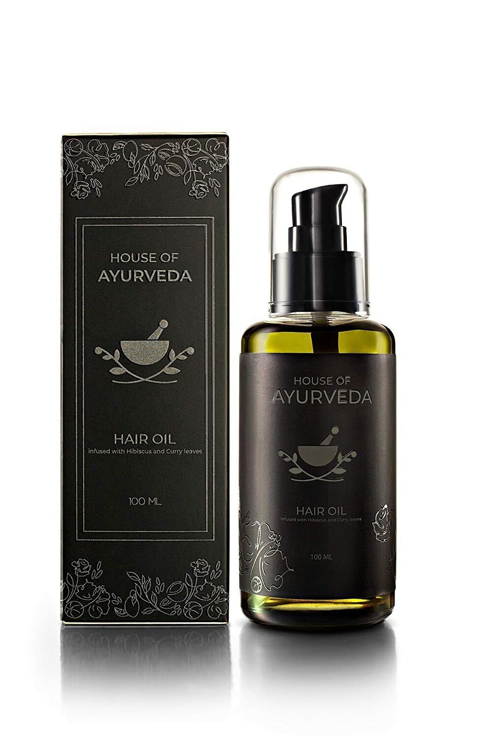 House Of Ayurveda Hibiscus and Curry leaves Hair Oil for Hair Fall Control  100ml | eBay