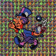 Mad Hatter Tabs Classic BLOTTER ART perforated sheet psychedelic art