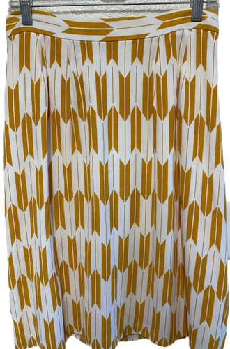 Pendleton Women's Top & Skirt Set Sz 6 Goldenrod Arrow Viscose NWOT - Picture 3 of 12