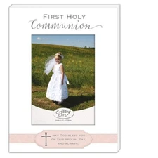 Abbey Gift (Abbey & CA Gift) 5"x7" Pink Communion Girl Boxed Frame W/Cross W/...