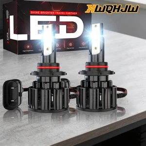 NEW 10000K 9005 LED Phares KIT Ampoules de Combo Haute Faible Beam Super Bright White