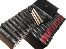 BRITANNICA ENCYCLOPEDIA PADDED LEATHER 33 BOOK 1990  15th EDITION COMPLETE SET