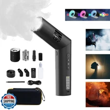 COLBOR CF5 Fog Machine Portable Smoke Machine with Magnetic RGB Light, Remote