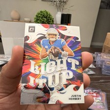 Panini 2025 Donruss Optic Light It Up Justin Herbert #12 Chargers NFL Insert