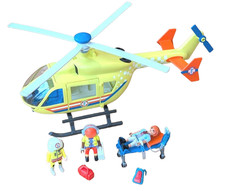 Playmobil City Life #71203 MEDICAL HELICOPTER with Figures & Accessories