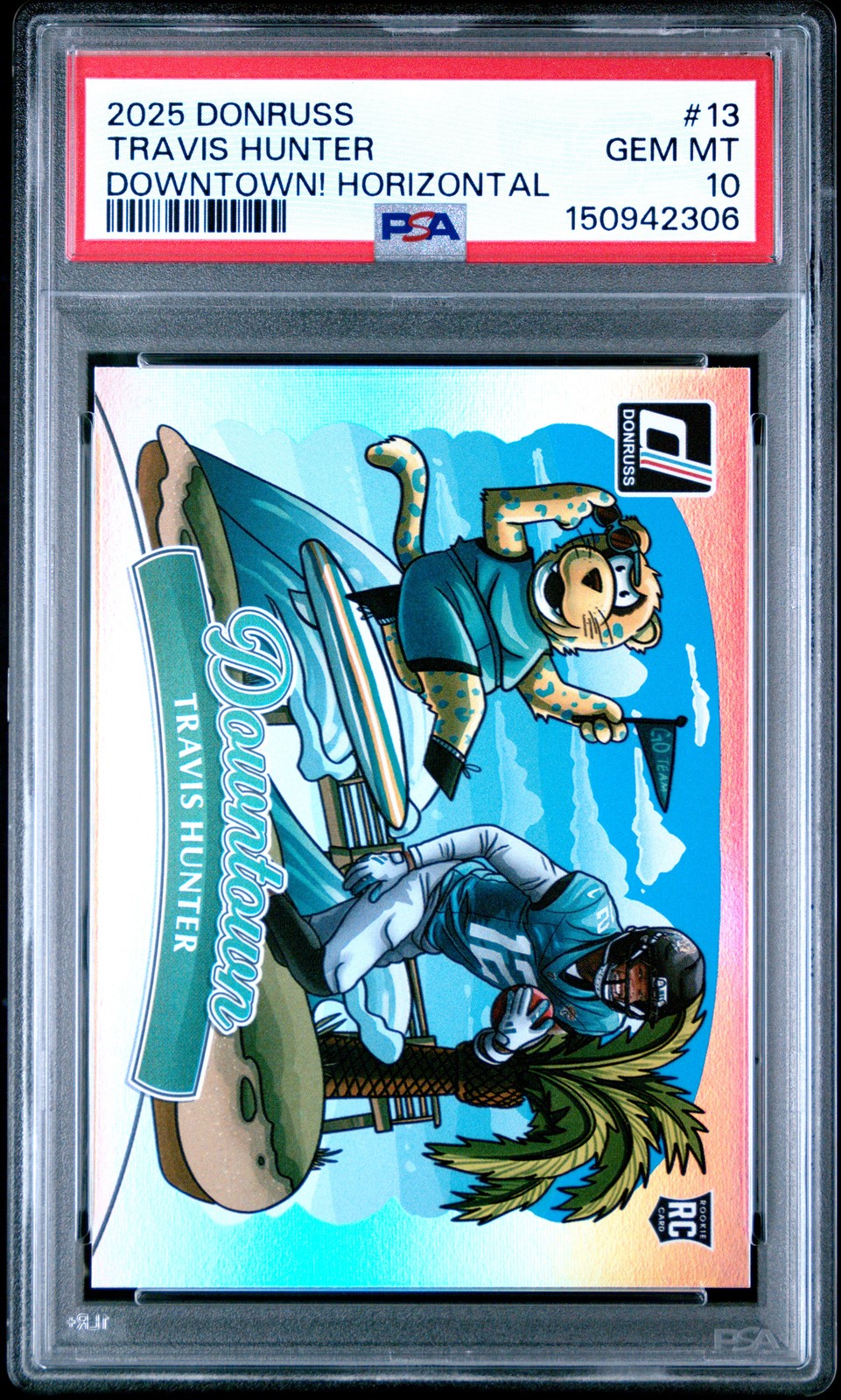 Travis Hunter Panini Donruss Downtown Horizontal #13 Base