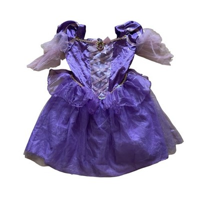 Disney Store Rapunzel Costume Purple Tangled Halloween Dress Up Child Size 4-6