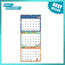 Wall Calendar 2026 2027 3 Month Layout June 2026 to June 2027 Large Size