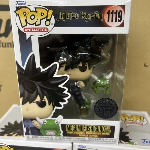 Funko Pop! Jujutsu Kaisen Megumi Fushiguro with Toads 1119 Special Edition