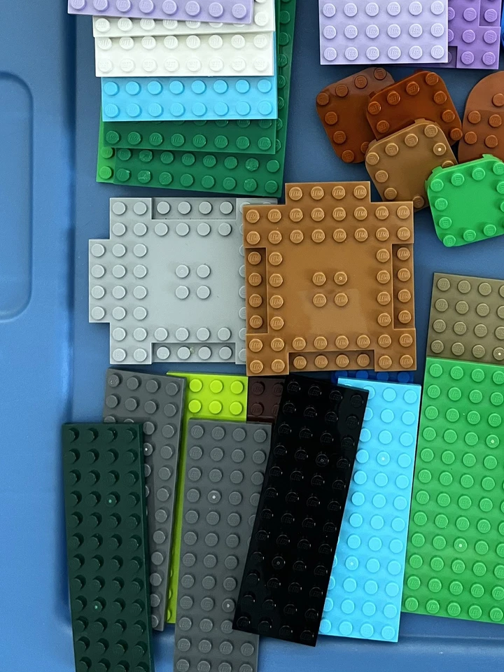 LEGO Lote 118 Placas Base SURTIDOS TAMAÑOS/COLORES, 6x14 8x16 8x8 AMIGOS, Minecraft Foto 4 de 4