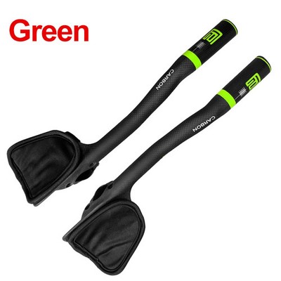 Carbon Fiber TT Aero Bars Road Bike Triathlon Rest Handlebar 31.8mm Lightweight