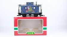 LGB G 44653 Caboose "Merry Christmas" Weihnachtswagen blau