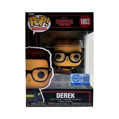 Stranger Things Derek Turnbow Exc Funko Pop #1803 mit Protector 