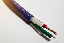 1M Carol 17AWG 2C 504/0.05mm Directional Audio Power Speaker Cable Blue 17/2