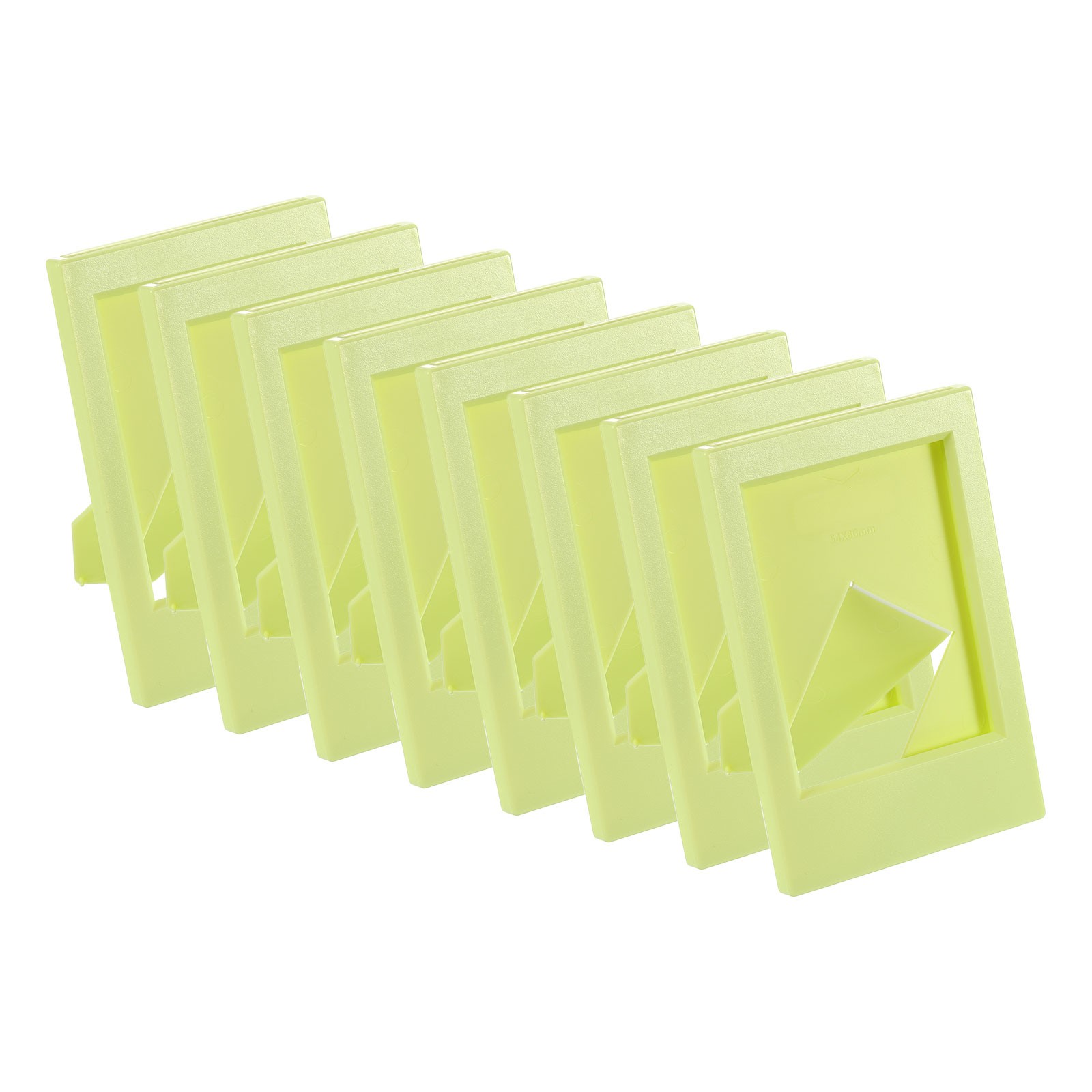 8 Pcs Mini Picture Frames 2.4 x 3.5 Inch Rectangle Photo Frame, Dark Green