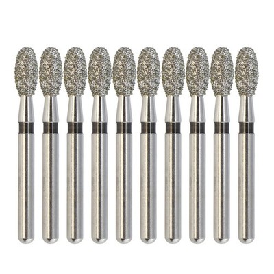 Multi-use Dental Diamonds Football Burs Egg FG Super Coarse Grit Black 379/023SC