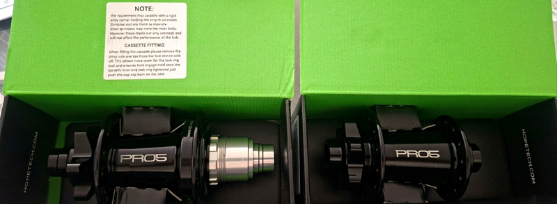 2025 Hope pro 5 hub set 28h black