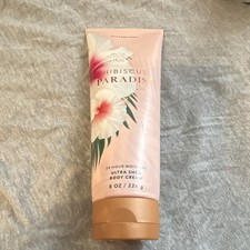 Bath  Body Works Hibiscus Paradise Ultra Shea Body Cream 8 oz Hibiscus Scent