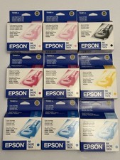 Set 9 Genuine Epson 48 Ink T048 T0481-T0486 R200/220/300/320 RX500/600