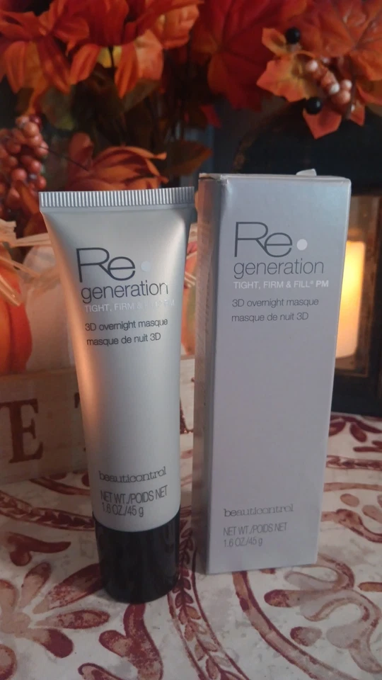 NIB BeautiControl Regeneration Tight, Firm, & Fill PM 3D Overnight Masque 1.6oz. - Image 2 of 3