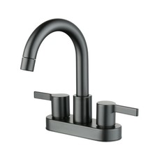 NEW Better Homes  Gardens Clean Modern Collection Bathroom Faucet Matte Black