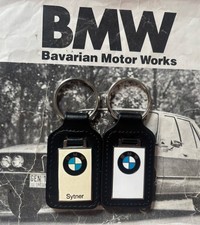 Zwei Original BMW Schl�sselanh�nger Keychain Sytner Nottingham E30 E36 E46 F10 Keyring