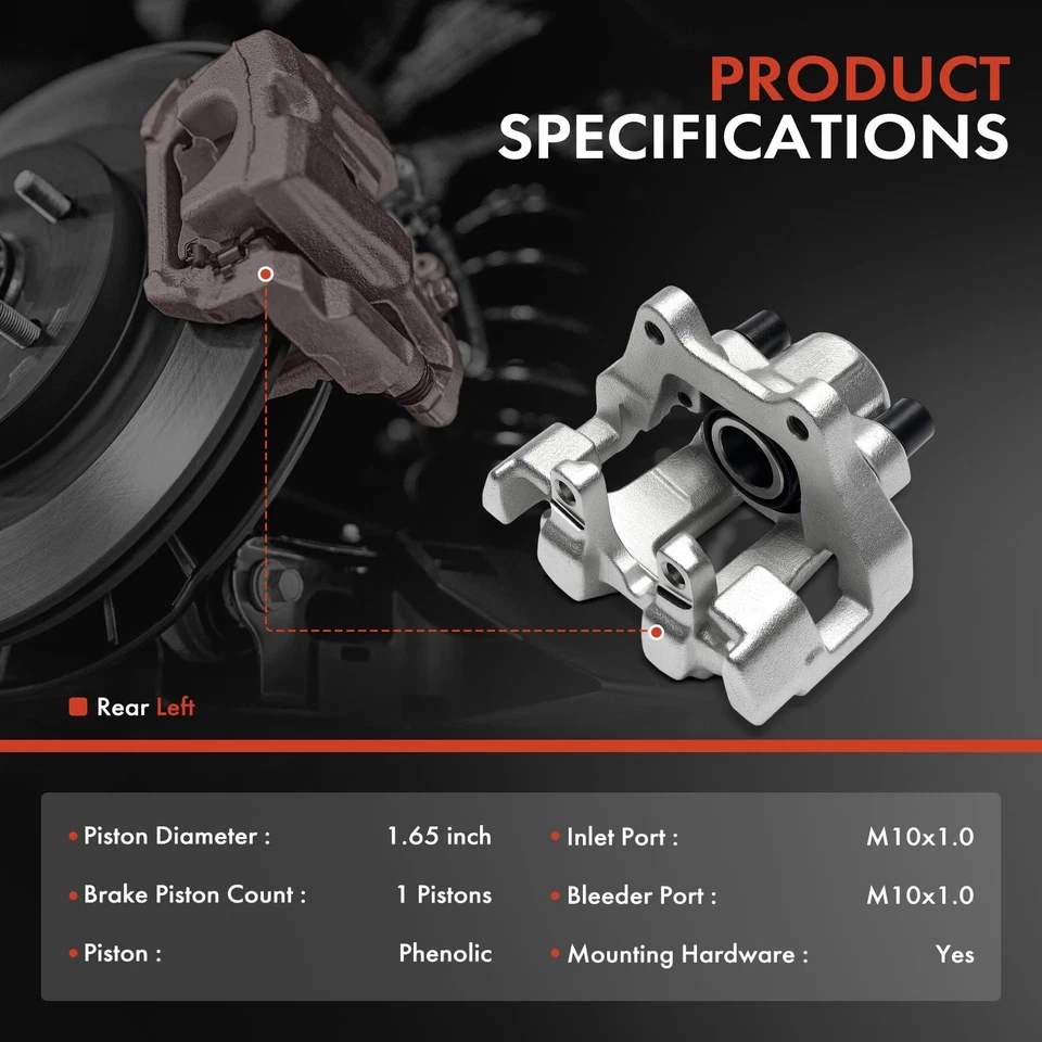 Pinza de freno conductor trasero con soporte para BMW F30 F31 F36 328i 430i 440i xDrive Foto 2 de 4