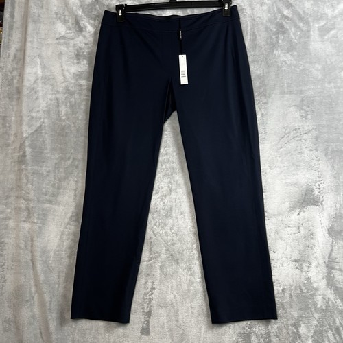 Elie Tahari Hose Damen Gr. XL Navy Stretch Taille Pull On Büro Karriere Kleid - Bild 2 von 15