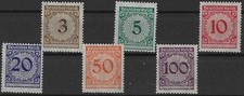 Deutsches Reich MiNr 338 - 343 Neuf Sans Charnière Valeurs Maxima Vérifiées