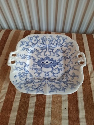 ATEMBERAUBENDE ULTRA SELTENE MINTON 252 CHINESISCHE FRÜHE 1830er KUCHENFORM TELLER Chinoiserie