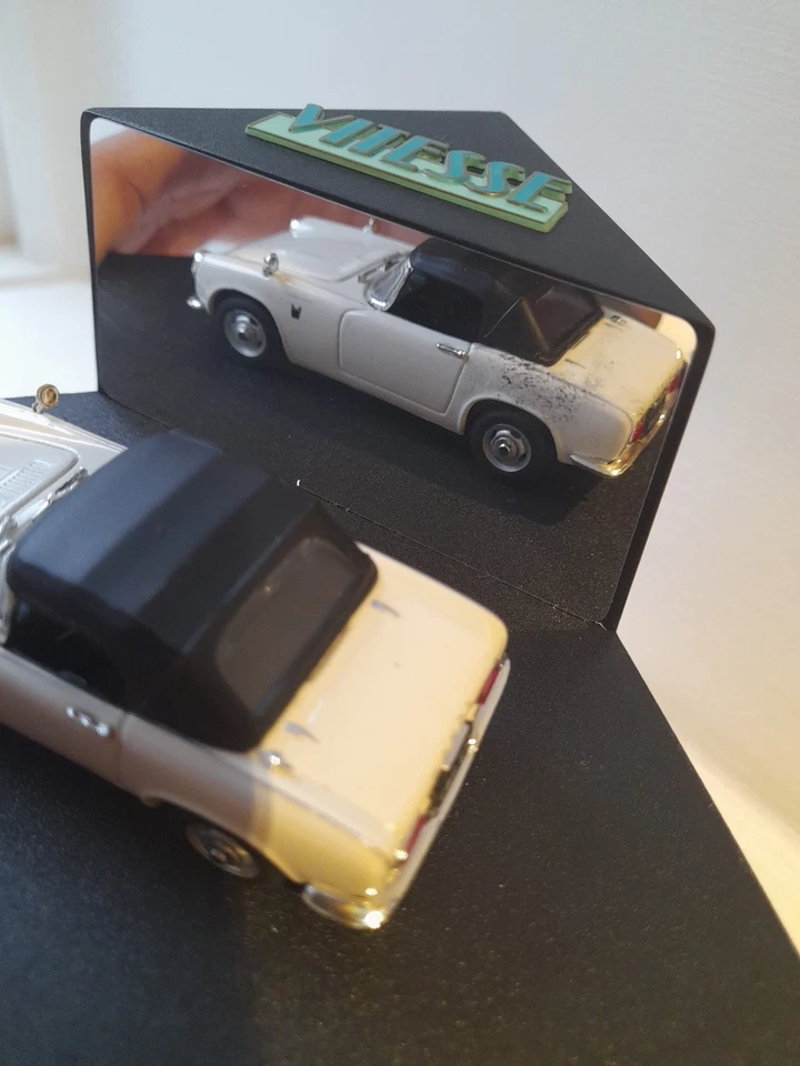 VITESSE 1/43 V98059 IVORY WHITE HONDA S800 CLOSED CONVERTIBLE DIECAST MODEL - Image 3 of 4