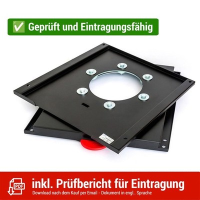 Drehkonsole passend für Transit, Tourneo, Custom für Fahrerseite Beifahrerseite