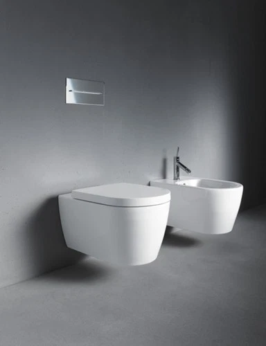 Duravit ME by Starck Wand-WC, 570x370x360mm, Tiefspüler, geschlossener Spülrand, - Bild 5 von 10