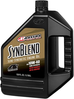 Maxima SynBlend 4T Semi-Synthetic Ester Engine Oil 10W-40 1 Gal