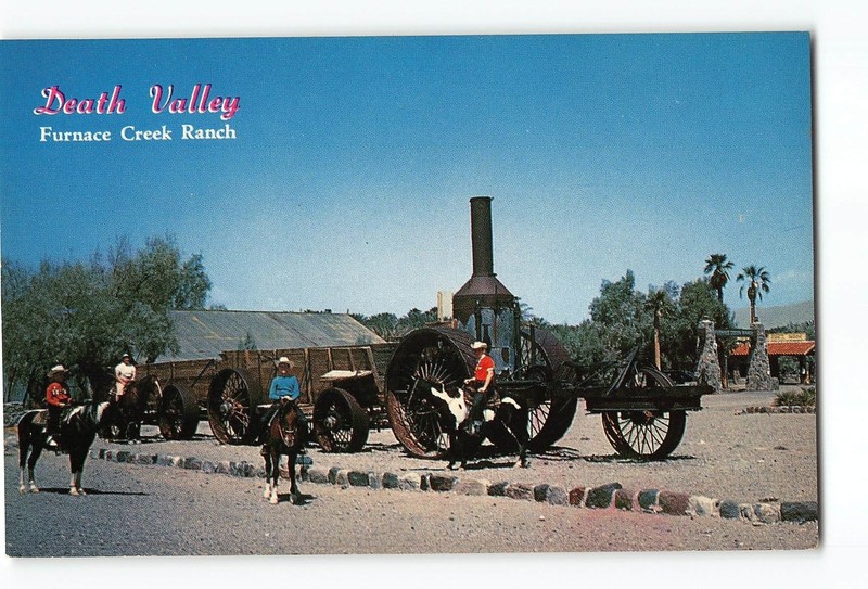 Death Valley California CA Vintage Postcard Furnace Creek Ranch