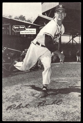 1954 Spic & Span Bob Buhl Milwaukee Braves Postcards *TL533