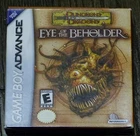 EYE OF THE BEHOLDER Nintendo Gameboy Advance complete