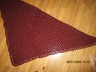 Vintage Crochet /knit Shawl Size 67 1/2'' by 33'' — photo 1