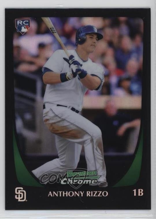 2011 Bowman Draft Chrome Refractor Anthony Rizzo #70 tp9