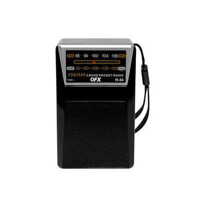 未使用 箱付き FM TOWNS 6ボタンパッド FMT-PAD601 QFX R-34 Portable/Rechargeable Pocket-Size AM/FM Radio +Headphones